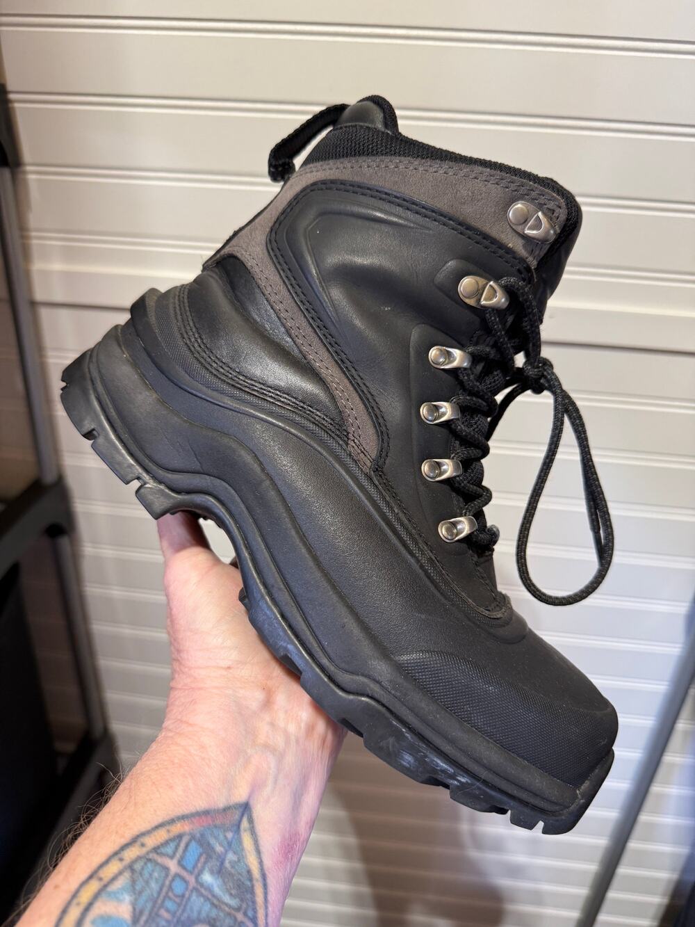 Land’s End Men’s Waterproof Lace Up Hiking Boots Size 8.5